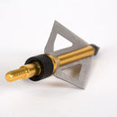 6 Archery Screw Tip Arrow Heads Broadheads Hunting Points 3 blades 100 Grain