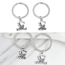 2 Pcs/set Romantic Wife Couple Couple Keychains Metal Key Holder Gifts