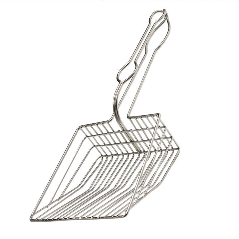 Cat Litter Scoop Metal Waste Scooper Poop Pet Sand Shovel Cleaning Tools YAS