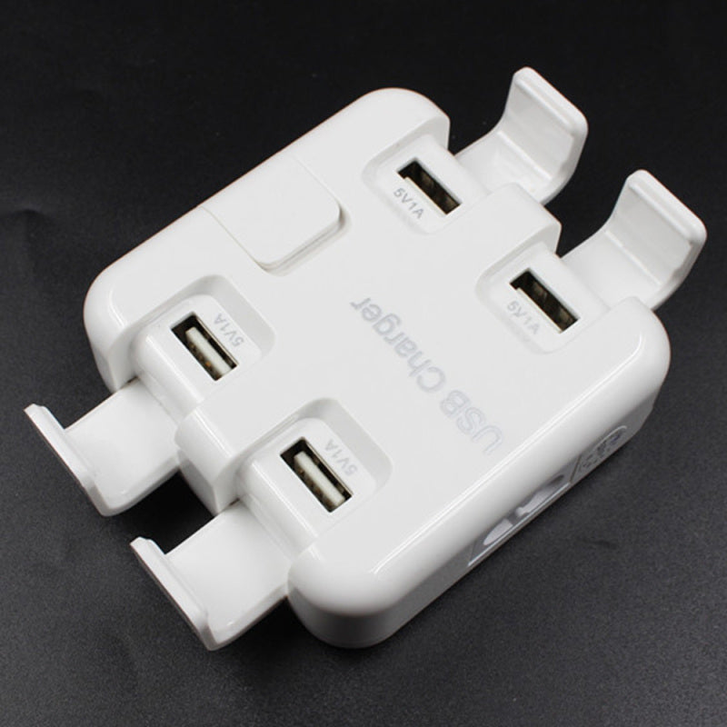 AC 5V 5Way Port USB Charger Adapter Hub Fast Charge 5 Port Wall Charge E TSN