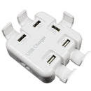 AC 5V 5Way Port USB Charger Adapter Hub Fast Charge 5 Port Wall Charge E TSN