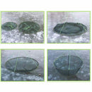 Foldable Fish Crab Net Shrimp Minnow Bait Trap Cast Dip Nylon Fishing Cage UKU