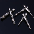 6X 53-58mm M3-M10 Hex Shank HSS Metric Hand Screw Thread Tap Taper Drill KIU
