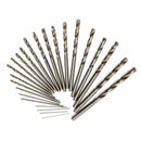 150pcs HSS High Speed White Steel Twist Drill Metal Bit Set For Rotary  WIO