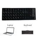 Computer Korean Keyboard Film Stickers Letters Alphabet Desktop  Scrub