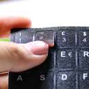 Computer Portuguese Keyboard Film Stickers Letters Alphabet Desktop  Scrub NNV