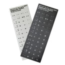Computer Portuguese Keyboard Film Stickers Letters Alphabet Desktop  Scrub NNV