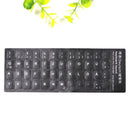 Computer German  Keyboard Film Stickers Letters Alphabet Desktop Scrub MBY