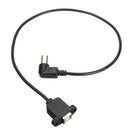 Black USB Angle 90 Degree Angle Extension Cable Male to Female Adapter nbh JJD