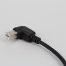 Black USB Angle 90 Degree Angle Extension Cable Male to Female Adapter nbh JJD