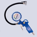 Car Truck Auto Motor Tyre Tire Air Pressure Gauge Meter Tester Tool Blue NGH