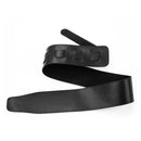 Black Adjustable Soft Leather Thick Strap for Electric Acoustic Guitar Bass
