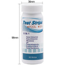 6-In-1 Swimming Pool Test Paper Residual Chlorine PH Value Alkalinity VUP