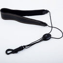 1PC Classy Saxophone Neck Strap Hook Black Adjustable Leather UYV