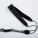 1PC Classy Saxophone Neck Strap Hook Black Adjustable Leather UYV
