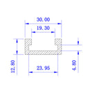 T-slot Miter Track Jig Fixture Wood Working Tool For Router Table DIY 4 MNY