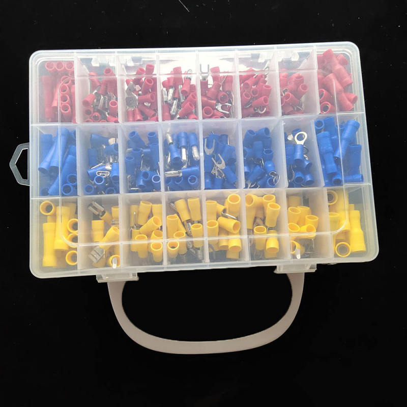 Boxed Connection Terminal Combination 400PCS Cold-Pressed Terminal Block HXM