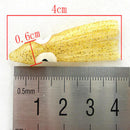 50PCS Squid Skirt Lures Bait Hoochies Saltwater Soft Fishing Lures JXB