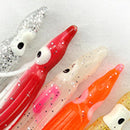 50PCS Squid Skirt Lures Bait Hoochies Saltwater Soft Fishing Lures JXB
