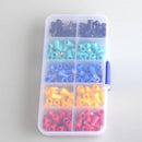 200pcs RV1.25-3 O-type Pre Insulated Ring Crimp Terminal Connector SRX