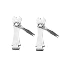 2PCS 2-in-1 Quick Knot Tool Fly Fishing Clippers Line Nipper Tying Tie Fast WFM