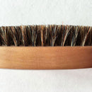 Men Bristle Beard Brush Moustache Wood Round Handle Mustache Hair Comb  ILU