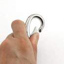 2PCS  Aluminum CarabinerKey Chain Clip Snap Hook Karabiner Camping Keyri HJY