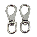 2PCS  Aluminum CarabinerKey Chain Clip Snap Hook Karabiner Camping Keyri HJY