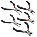 5*Professional DIY Mini Round Sharp Nose Jewelry Pliers Handmade Steel CDP