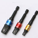 3 pcs Socket Adapter Set Hex Shank to 1/4" 3/8" 1/2" Impact Driver Drill gdh