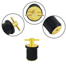 1 Inch Brass Snap Lock Drain Plug for Boats for Marine Deck Drainage IFG