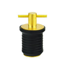 1 Inch Brass Snap Lock Drain Plug for Boats for Marine Deck Drainage ghf RYZ
