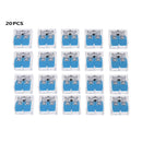 20Pcs Fast wire Connectors Compact Wiring Connector Push-in Terminal Block zxc