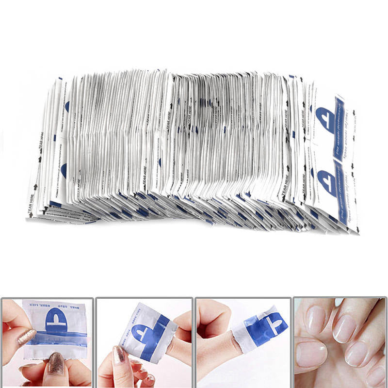 Nail remover 200Pcs Disposable Resurrection Towel Nail Polish batch resu ZSQ