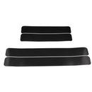 Door Anti Kick Pad Protector Trim Film Carbon Fiber Leather Universal ATH