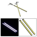 2x Bright COB White Car LED Lights for DRL Fog Driving Lamp Waterproof 12V ZBB