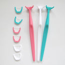 40pcs Floss Head+2pcs Handle Brush Dental Floss Head Replaceable Teeth DZW