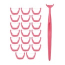 40pcs Floss Head+2pcs Handle Brush Dental Floss Head Replaceable Teeth DZW