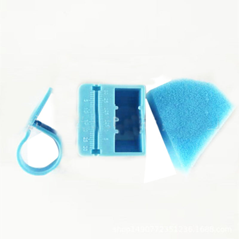 2pcs Oral Care Sponge Swabs Dental Tooth Cleaning Green BRU