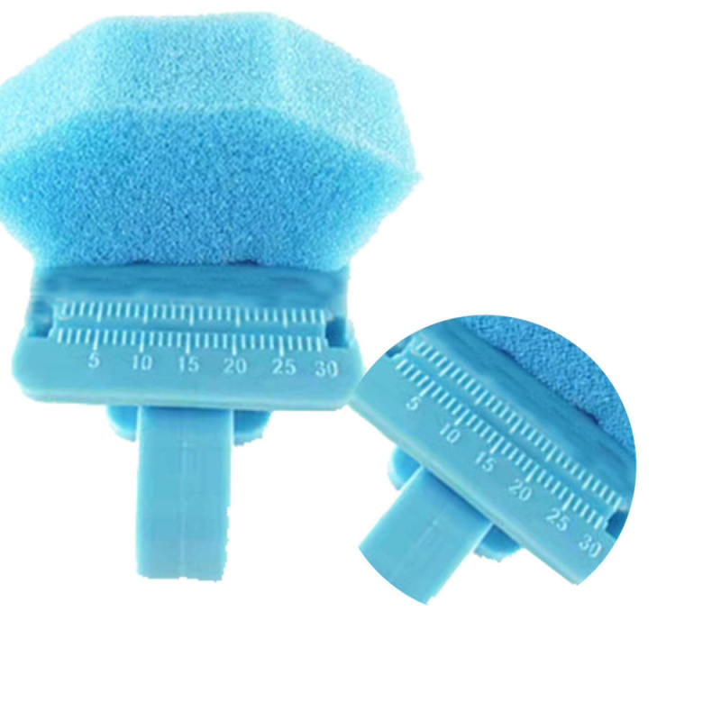 2pcs Oral Care Sponge Swabs Dental Tooth Cleaning Green BRU