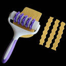 Fondant Strip Ribbon Cutter Sugarcraft Tool Cake Rolling Pin Embosser Roll XTU