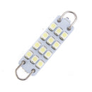 10 x USA Xenon White Rigid Loop Light 12 SMD LED Dome Trunk Cargo lights 44mm qw