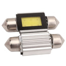 White Xenon 36mm Car COB LED License Plate Light 6418 C5W 4W LED Bulbs 12 GMN