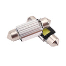White Xenon 36mm Car COB LED License Plate Light 6418 C5W 4W LED Bulbs 12 GMN