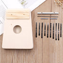 10 Key Kalimba DIY Kit Basswood Thumb Piano Mbira for Handwork Painting P YOP