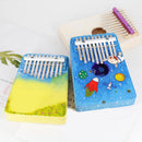10 Key Kalimba DIY Kit Basswood Thumb Piano Mbira for Handwork Painting P YOP