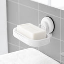 Stainless Steel Kitchen Bathroom Shower Shelf Storage Suction Basket Rac OZT