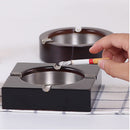 Mini Round Ashtray Holder Outdoor Indoor Smoking Tray Cigarette Smoke  ZDU