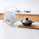 Stainless Steel Pot Lid Rack Cutting Board Shelf Dish Holder Kitchen Org PVV Pot