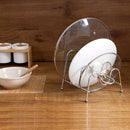 Stainless Steel Pot Lid Rack Cutting Board Shelf Dish Holder Kitchen Org PVV Pot